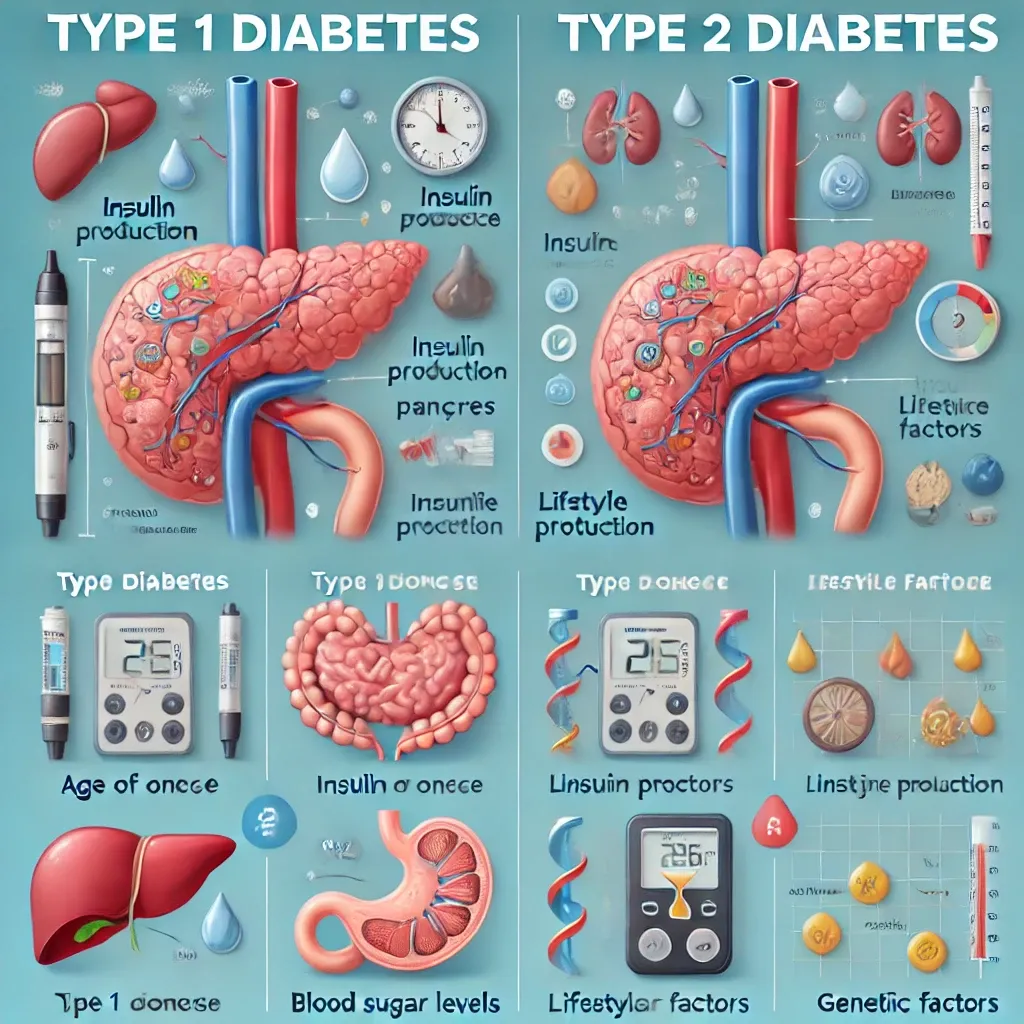 1형 당뇨병과 2형 당뇨병