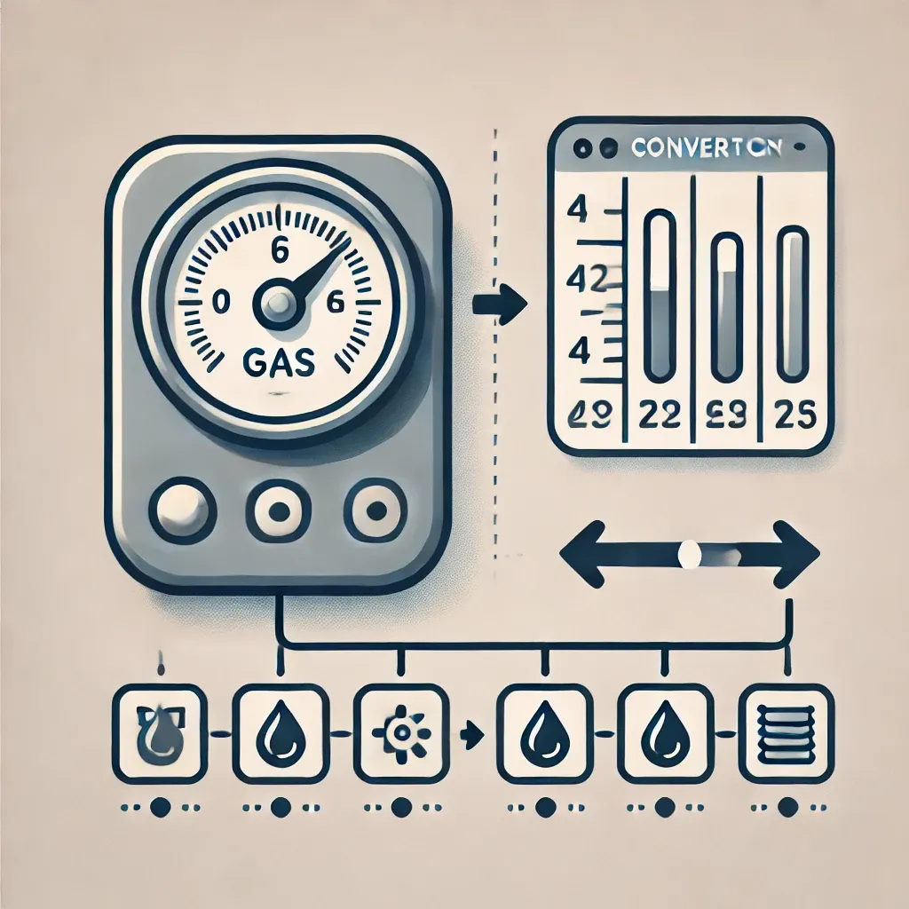 도시가스 단위환산