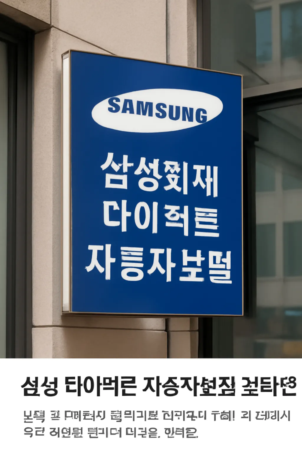 삼성 다이렉트 자동차보험 전화번호