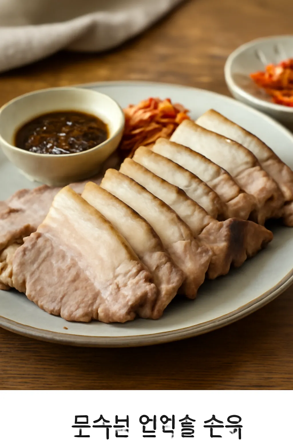 무수분 압력솥 수육