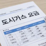 도시가스 요금