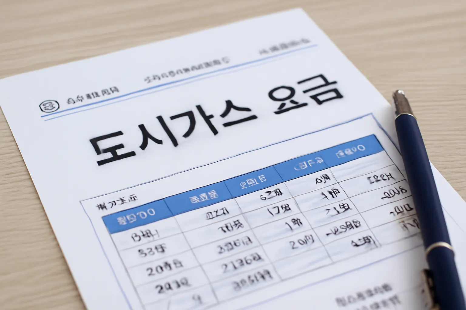 도시가스 요금
