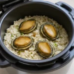 압력솥 전복밥